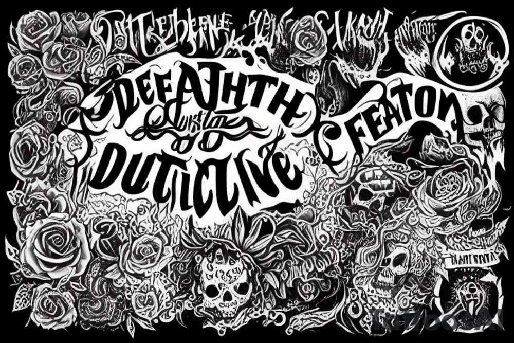 Death is inevitable, suffering is optional 
Death is the ultimate freedom tattoo idea