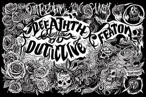 Death is inevitable, suffering is optional 
Death is the ultimate freedom tattoo idea