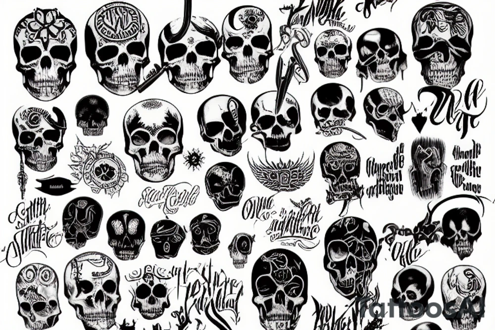 Death is inevitable, suffering is optional 
Death is the ultimate freedom tattoo idea