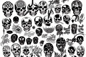 Death is inevitable, suffering is optional 
Death is the ultimate freedom tattoo idea
