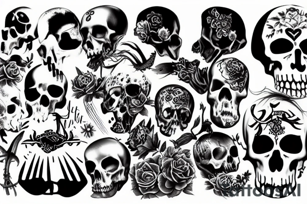 Death is inevitable, suffering is optional 
Death is the ultimate freedom tattoo idea