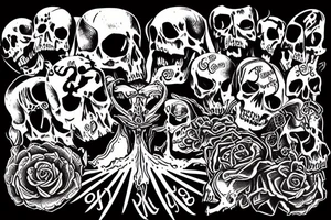Death is inevitable, suffering is optional 
Death is the ultimate freedom tattoo idea