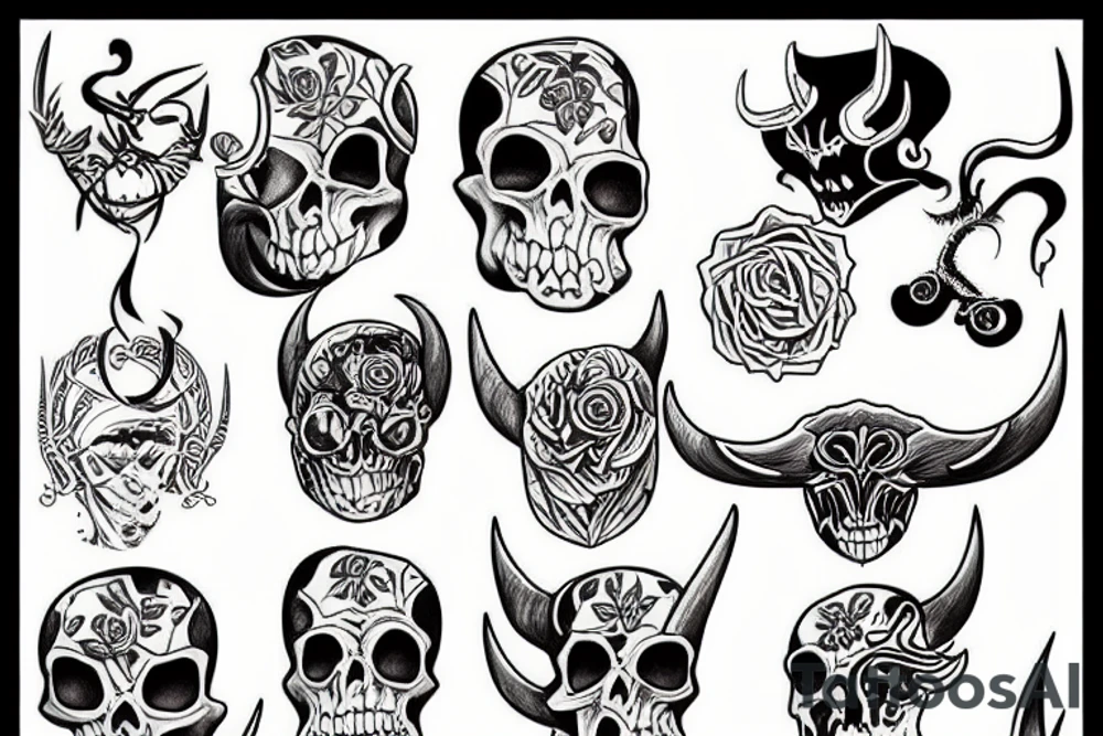 Devils cancer tattoo idea