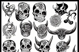 Devils cancer tattoo idea