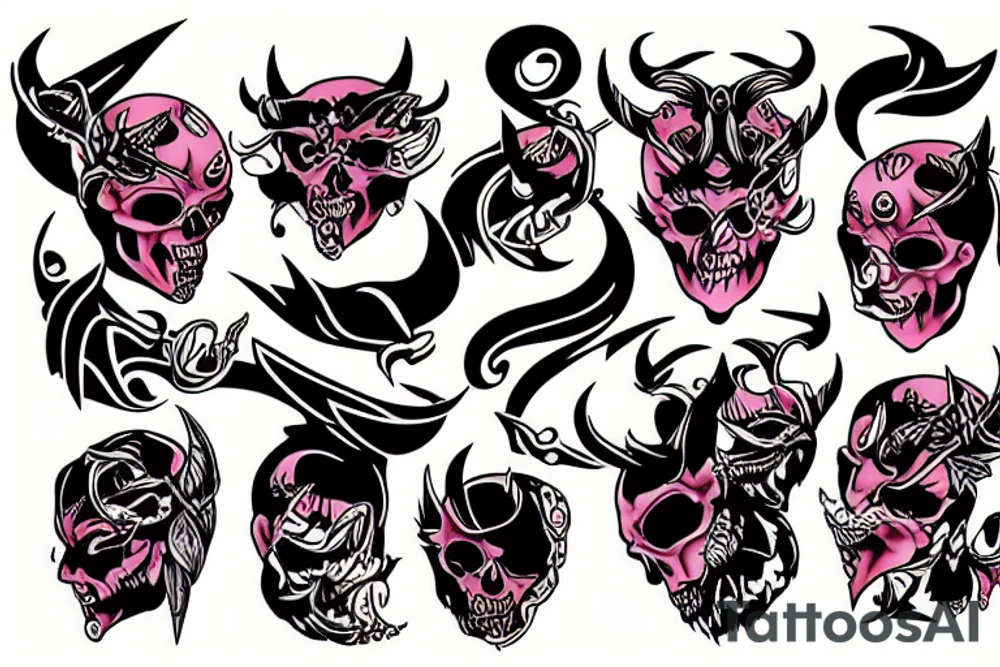 Devils cancer tattoo idea