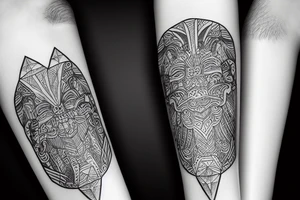 Sketch sleeve black and white neotrad tattoo idea
