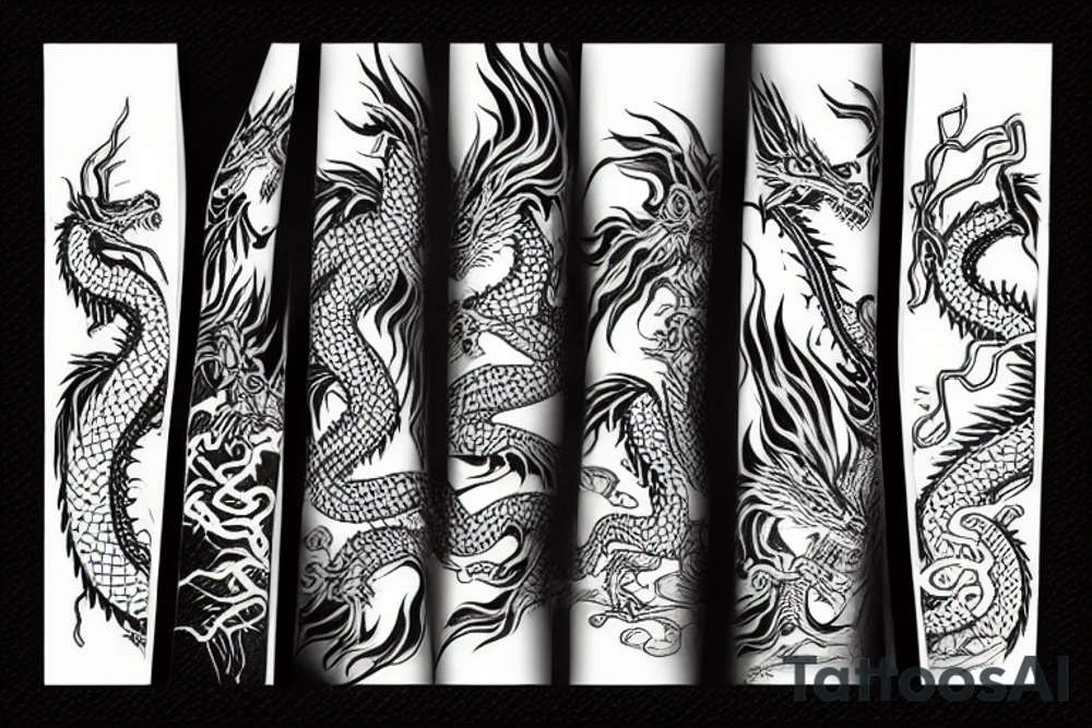 Dragon tattoo idea