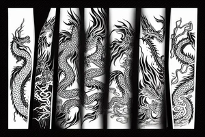 Dragon tattoo idea