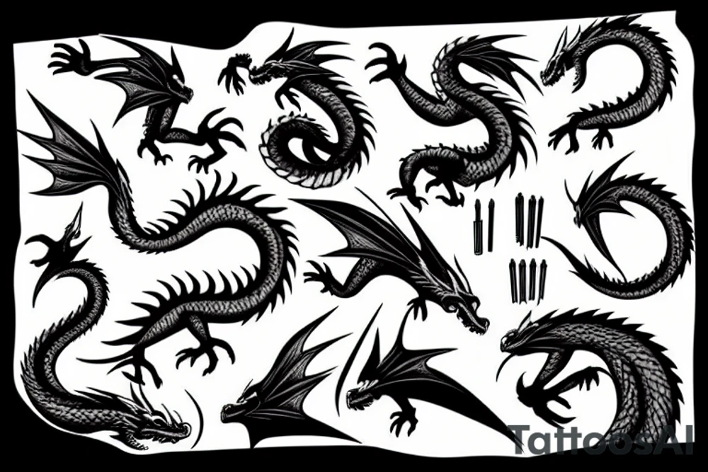 Dragon tattoo idea