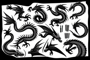 Dragon tattoo idea