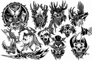 Wild Hunt from, the wisher 3 tattoo idea