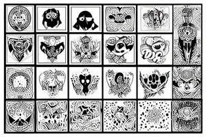 Huggy wuggy tattoo idea