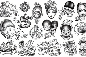baby on board tattoo idea