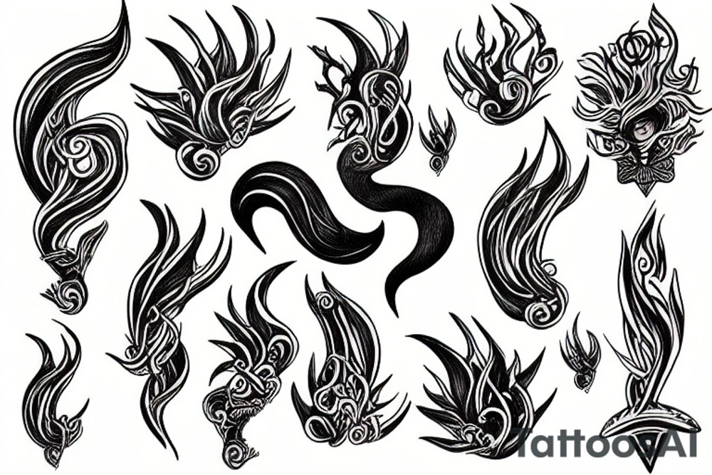 Trishula tattoo idea