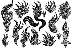 Trishula tattoo idea