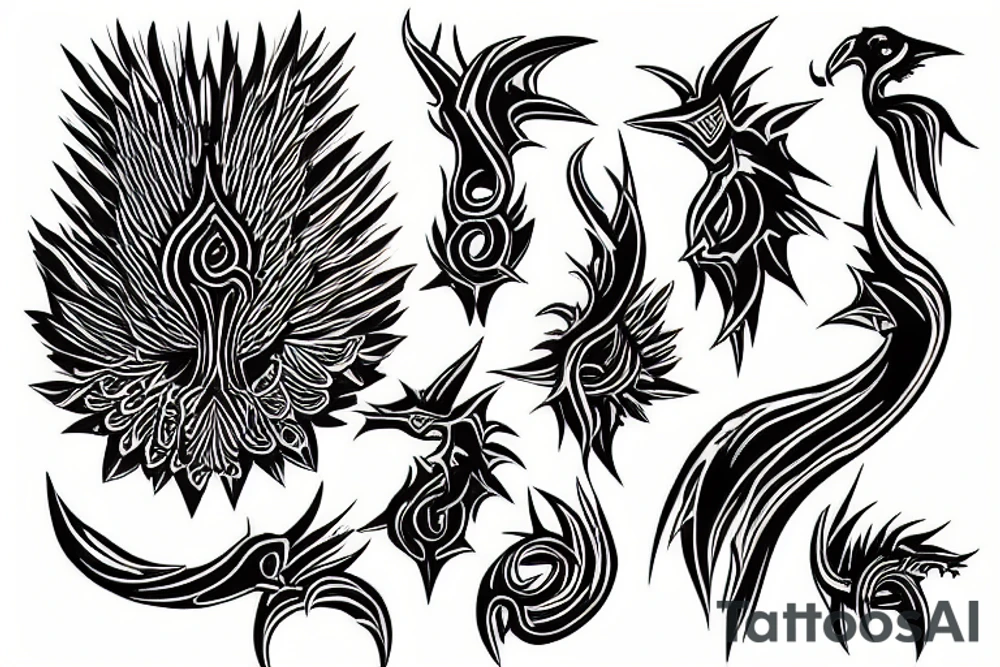 Trishula tattoo idea