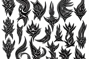 Trishula tattoo idea
