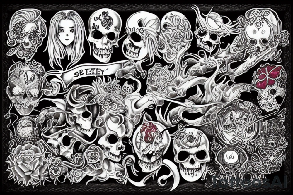 Seven deadly sins tattoo idea