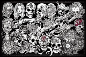 Seven deadly sins tattoo idea