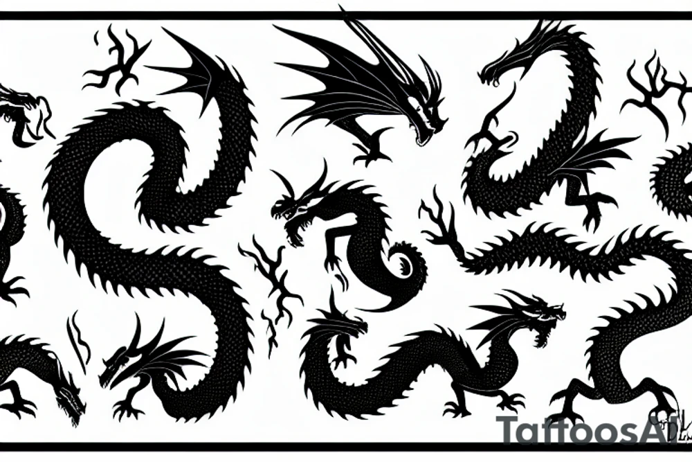 Dragon tattoo idea