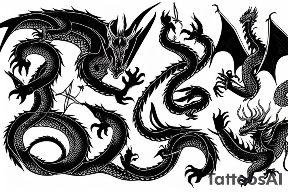 Dragon tattoo idea