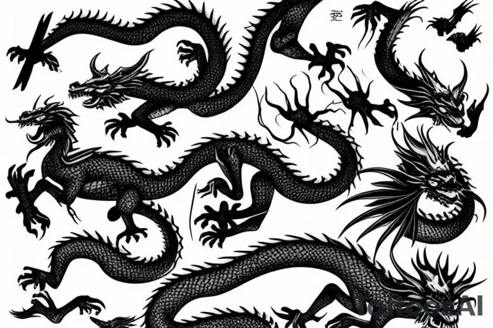 Dragon tattoo idea