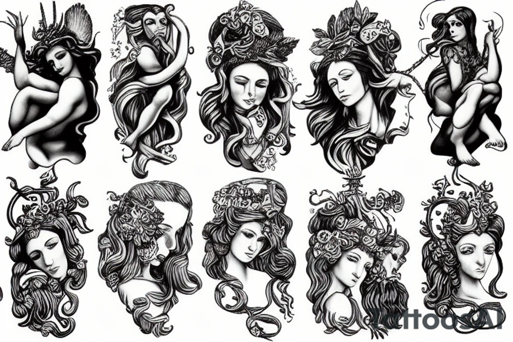 greek mythology tattoo idea
