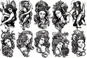 greek mythology tattoo idea