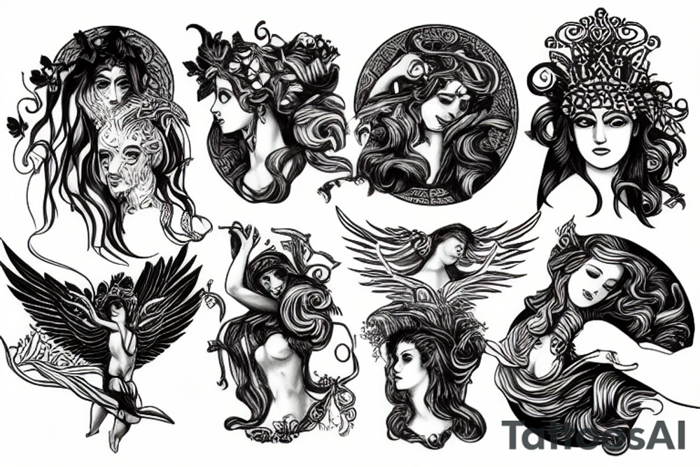 greek mythology tattoo idea