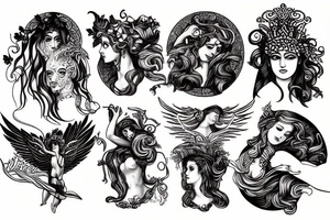 greek mythology tattoo idea