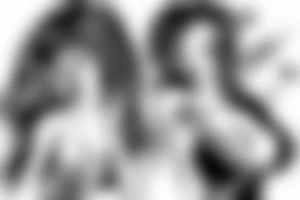 two sexy black girls with money tattoo idea