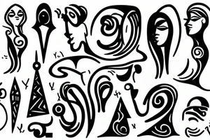 Think bigger. Business and creativity. 
Family values. Spiritual awakening. tattoo idea