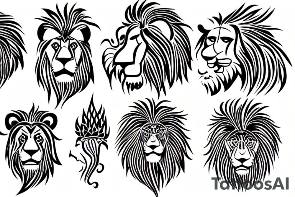 Strong like a lionThink bigger. Business and creativity. 
Family values. Spiritual awakening. tattoo idea