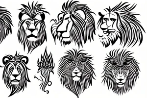 Strong like a lionThink bigger. Business and creativity. 
Family values. Spiritual awakening. tattoo idea