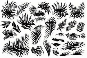 Hawaiian metal tattoo idea