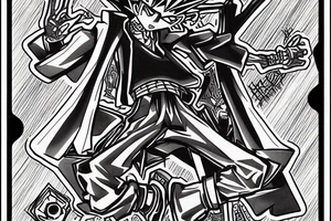 Yugi from Yu-Gi-Oh! tattoo idea