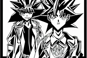 Yugi from Yu-Gi-Oh! tattoo idea