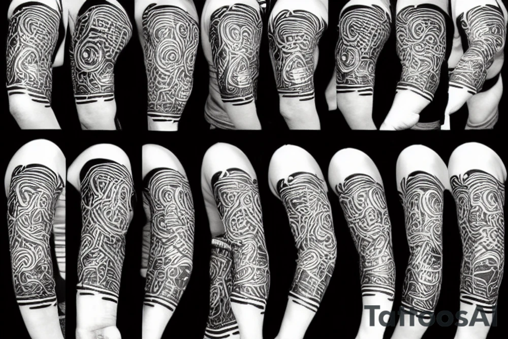 Construction worker Playing soccer tattoo idea