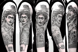 Construction man tattoo idea