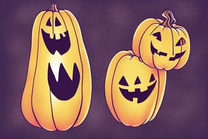 a ghost holding a pumpkin trick-or-treat basket. The ghost could be transparent, or it could be a solid color. The pumpkin could be carved with a face, or it could be a plain pumpkin. tattoo idea