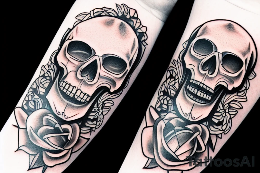 skull tattoo idea