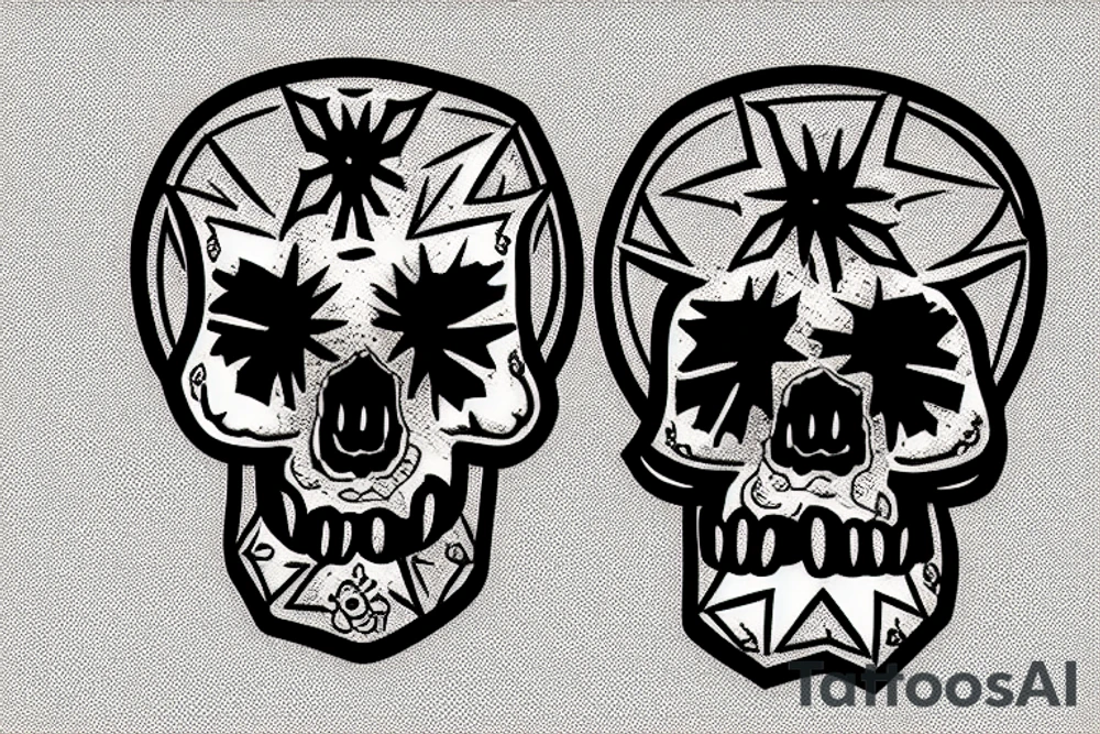 skull tattoo idea