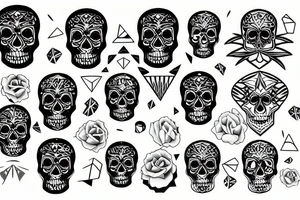 skull tattoo idea