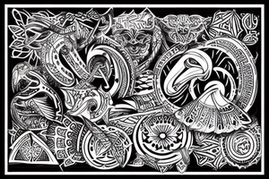 tribal tattoo tattoo idea