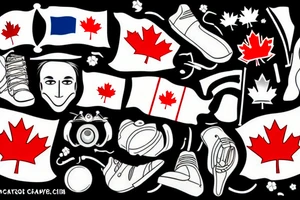Canadian flag tattoo idea