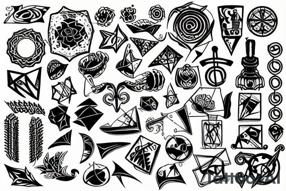 Math unique tattoo idea