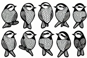 chickadee tattoo idea