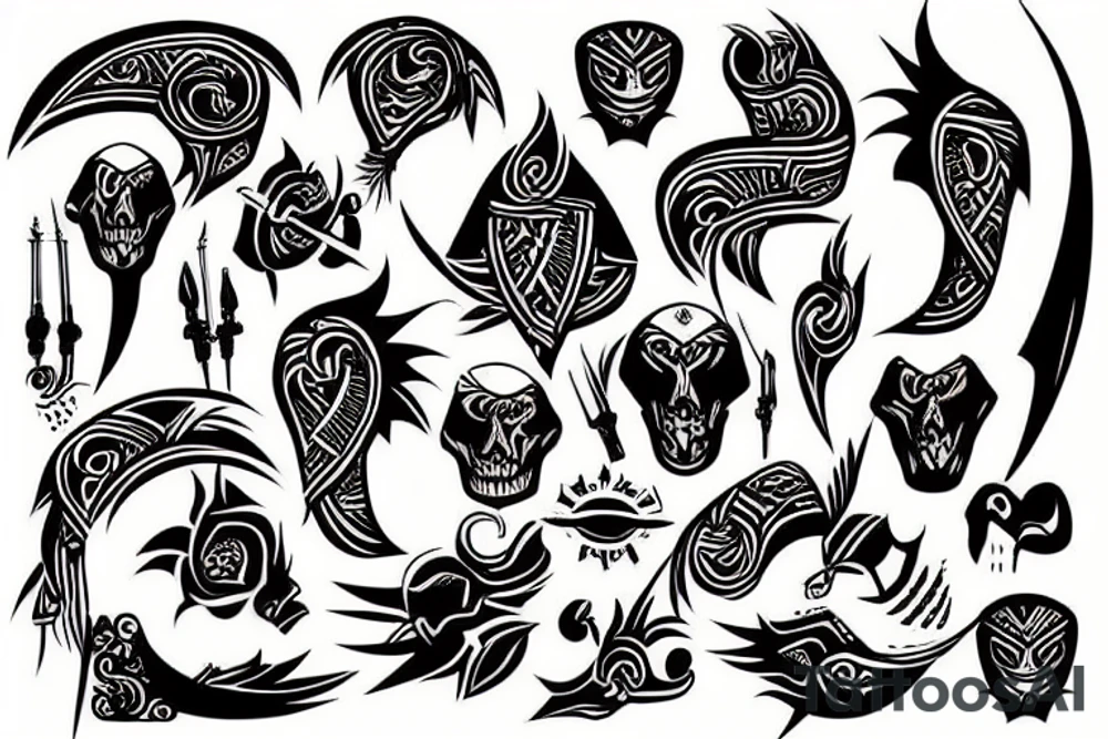 murder tattoo idea