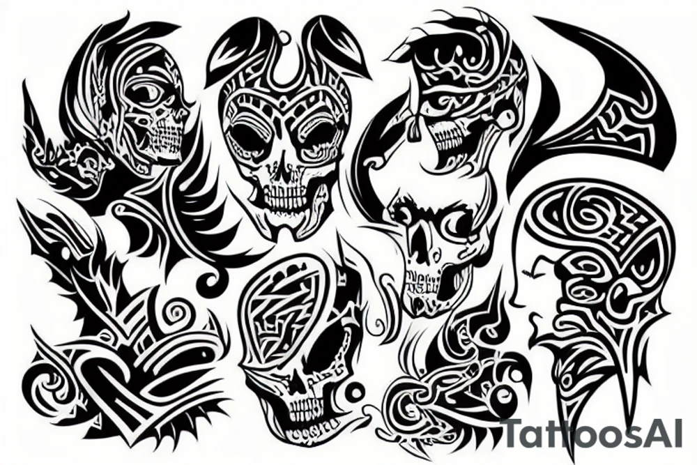 murder tattoo idea