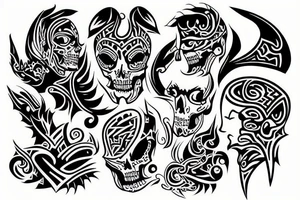 murder tattoo idea